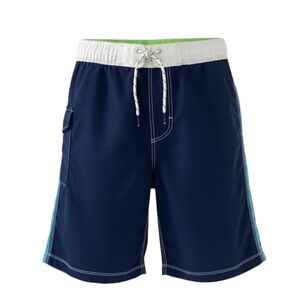 Gap Navy Colorblock Swim Trunks Size XXL